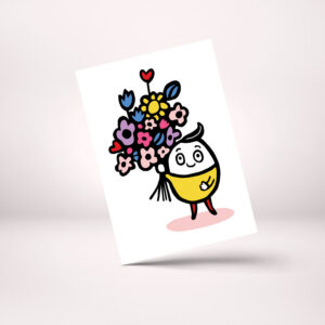 Til og fra kort tre stk. af Pia Olsen