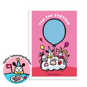 Støttebevis - Støt Fødselsdagshjælpen (digitalt)